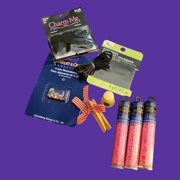 3/$30 Assorted Craft and Beading DIY Supplies - Picture 1 of 7